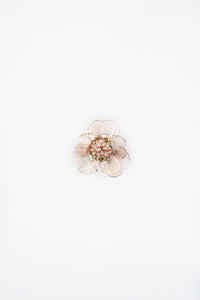 Pearlescent Rose Shoe Clip - The Krippit