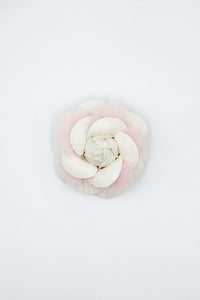 Pink Velvet Bloom: White Rose Shoe Clip - The Krippit