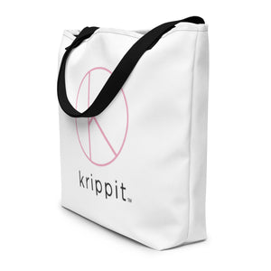 All-Over Print Large Tote Bag - The Krippit